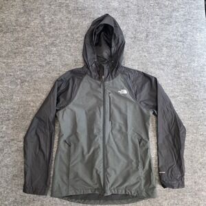 The North Face Jacket Womens Medium Regular Grey Black DryVent Full Zip Hooded
